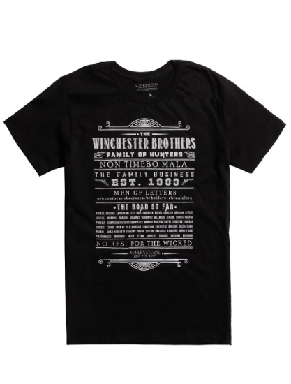 winchester brothers t shirt